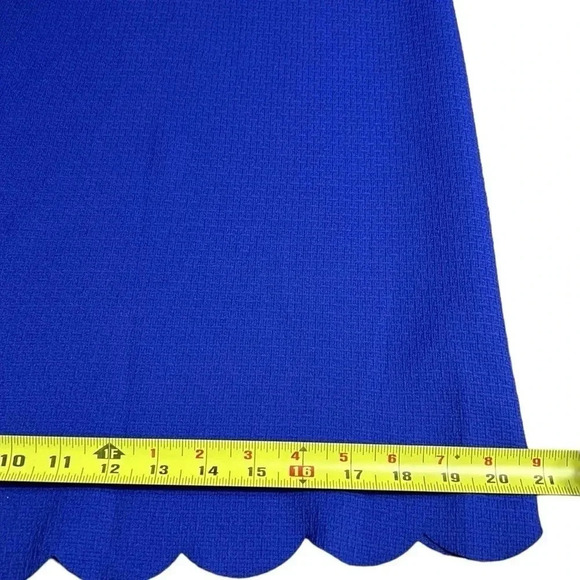 EVERLY ,Maura Dress,Anthropologie,sleeveless blue scalloped hem dress ,NWT - Picture 8 of 12